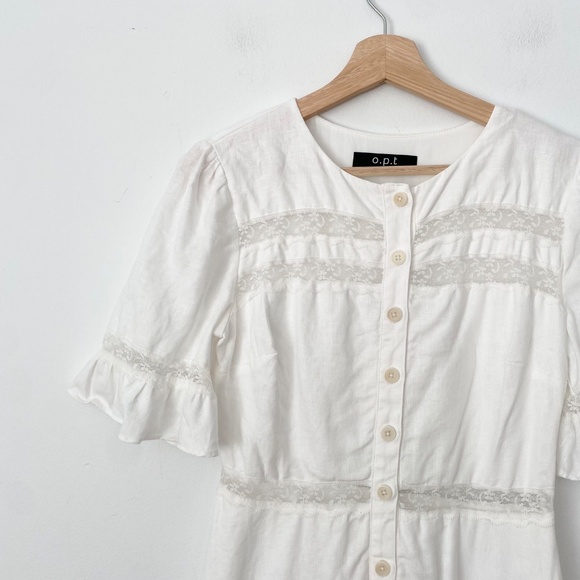 O.P.T Adina linen dress - Picture 4 of 7